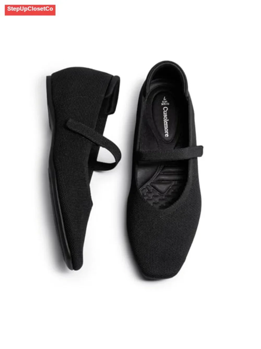Women's Mary Jane Flats with Arch Support, Concealed 1